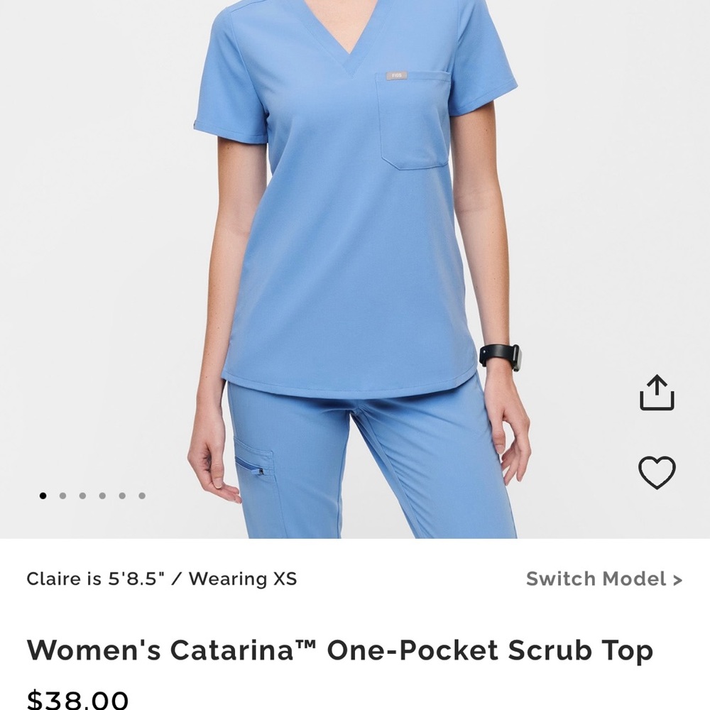 FIGS Catarina Scrub Top